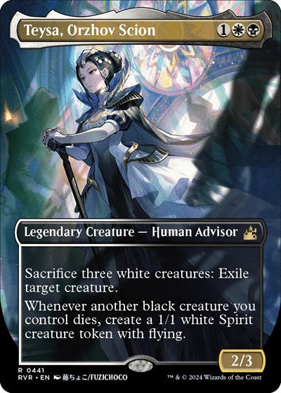 Teysa, Orzhov Scion (Anime Borderless) (Ravnica Remastered) Near Mint
