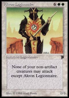 Akron Legionnaire (Legends) Light Play