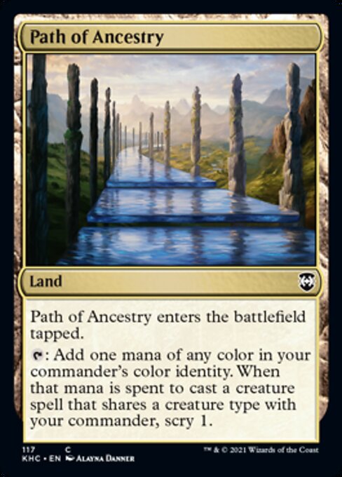 Path of Ancestry (Commander 2021 Kaldheim) Light Play