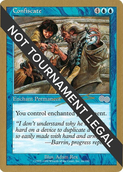 Confiscate - 2000 Nicolas Labarre (USG) (World Championship Decks) Near Mint