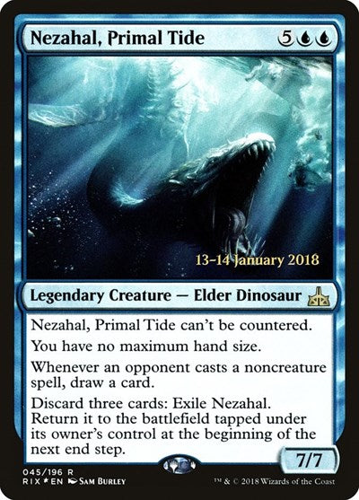 Nezahal, Primal Tide (Promos: Prerelease Cards) Near Mint Foil