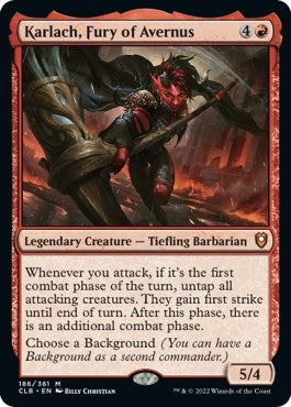 Karlach, Fury of Avernus (Commander Legends: Battle for Baldur's Gate) Near Mint Foil