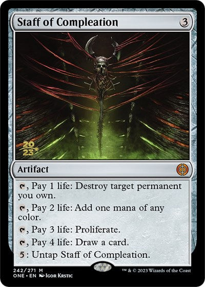 Staff of Compleation (Promos: Prerelease Cards) Near Mint Foil