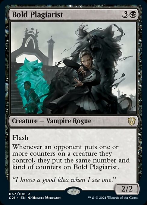 Bold Plagiarist (Commander 2021 Strixhaven) Light Play