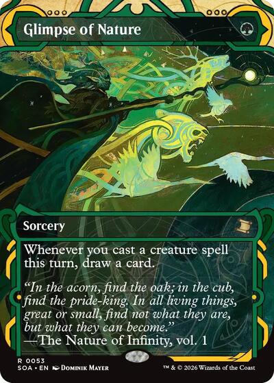 Glimpse of Nature (Secrets of Strixhaven: Mystical Archive) Near Mint