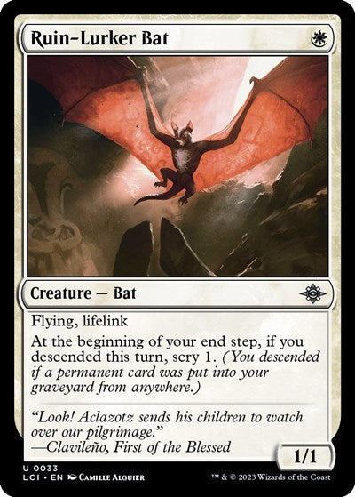 Ruin Lurker Bat|2|0|0.00