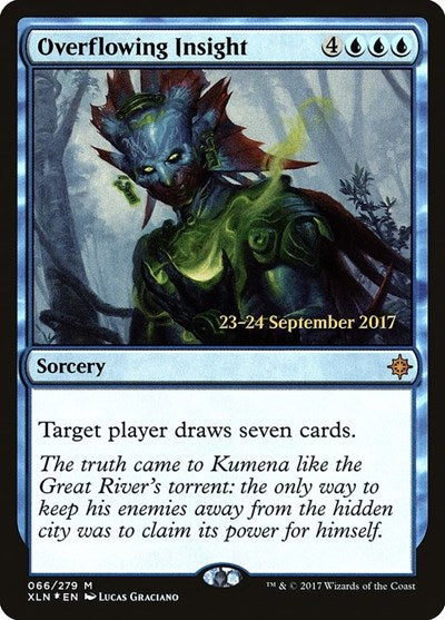 Overflowing Insight (Promos: Prerelease Cards) Light Play Foil