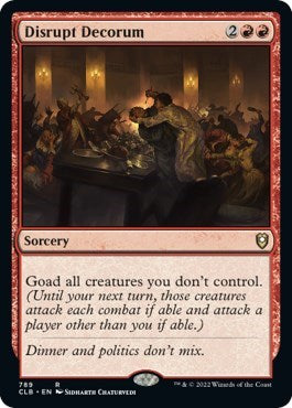 Disrupt Decorum (Commander Legends: Battle for Baldur's Gate) Near Mint
