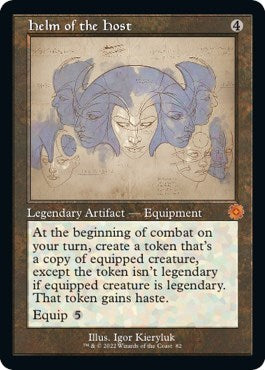 Helm of the Host (Schematic) (The Brothers' War: Retro Frame Artifacts) Medium Play Foil