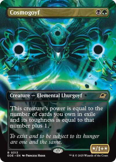Cosmogoyf (Borderless) (Edge of Eternities) Near Mint Foil