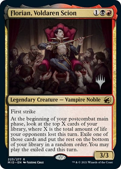 Florian, Voldaren Scion (Promo Pack: Innistrad: Midnight Hunt) Light Play