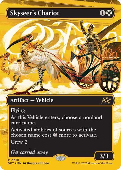 Skyseer's Chariot (Borderless) (First-Place Foil) (Aetherdrift) Near Mint Foil