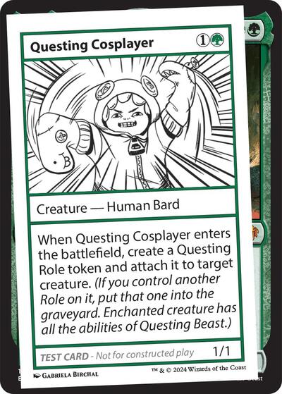 Questing Cosplayer (Mystery Booster 2 Playtest Cards) Near Mint