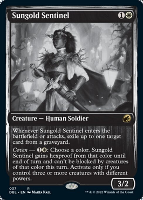 Sungold Sentinel (Innistrad: Double Feature) Light Play