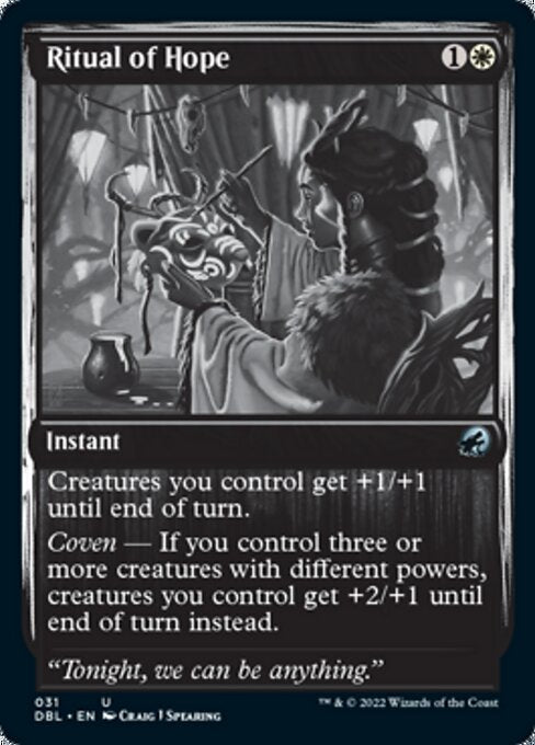 Ritual of Hope (Innistrad: Double Feature) Light Play Foil