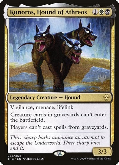 Kunoros, Hound of Athreos (Promo Pack: Theros Beyond Death) Near Mint