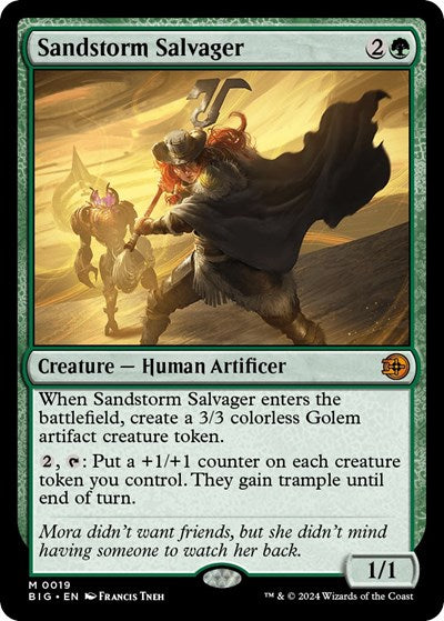 Sandstorm Salvager (Outlaws of Thunder Junction: The Big Score) Light Play Foil