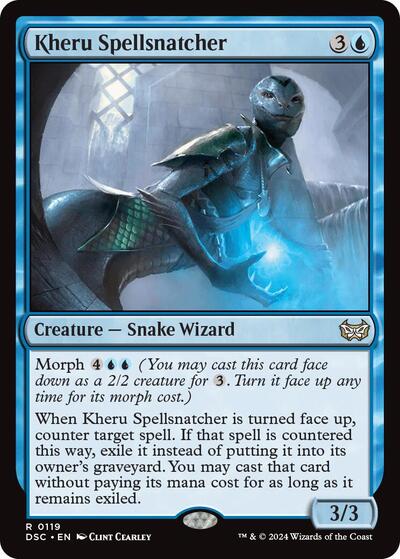 Kheru Spellsnatcher (Commander: Duskmourn: House of Horror) Near Mint