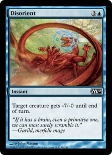 Disorient (Magic 2010 Core Set) Medium Play Foil