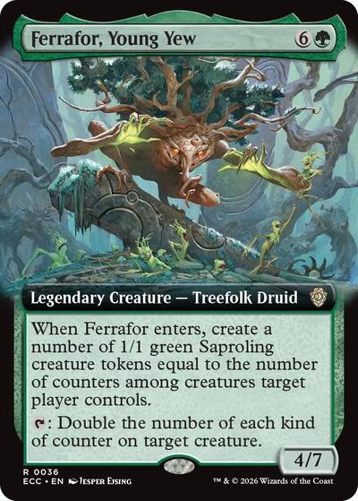 Ferrafor, Young Yew (Extended Art) (Commander: Lorwyn Eclipsed) Near Mint