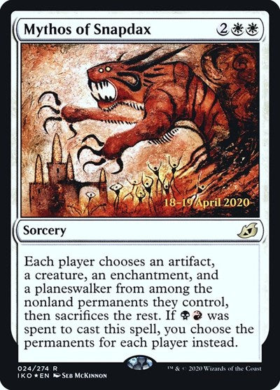Mythos of Snapdax (Promos: Prerelease Cards) Near Mint Foil
