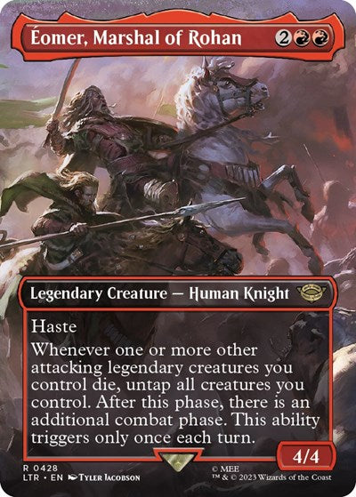 Eomer, Marshal of Rohan (Borderless) (Universes Beyond: The Lord of the Rings: Tales of Middle-earth) Near Mint