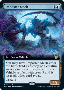 Imposter Mech (Extended Art) (Commander: Kamigawa: Neon Dynasty) Light Play