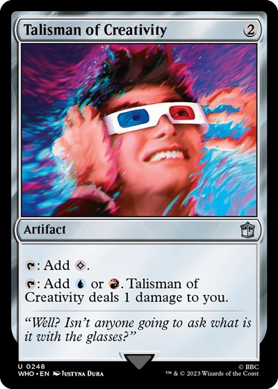 Talisman of Creativity (Universes Beyond: Doctor Who) Near Mint Foil