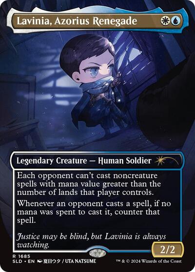 Lavinia, Azorius Renegade (Rainbow Foil) (Secret Lair) Light Play Foil