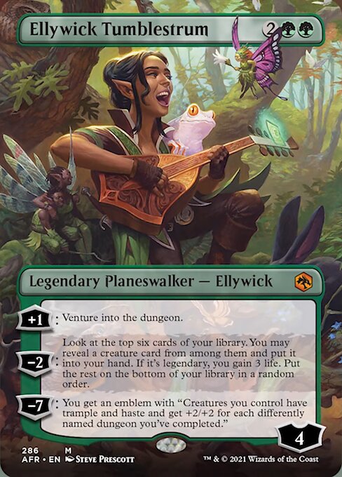 Ellywick Tumblestrum (Borderless) (Adventures in the Forgotten Realms) Light Play