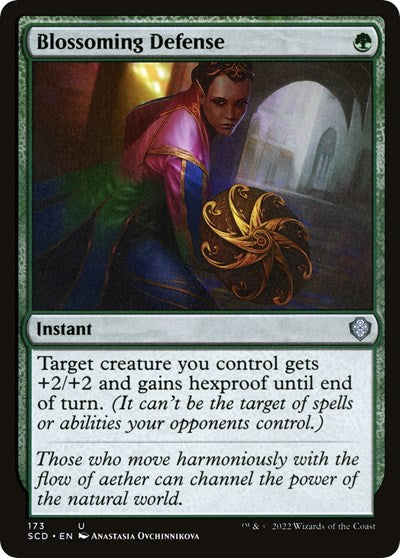 Blossoming Defense (Commander 2022 Starter Decks) Light Play