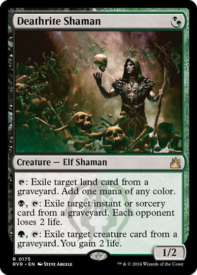 Deathrite Shaman (Ravnica Remastered) Light Play