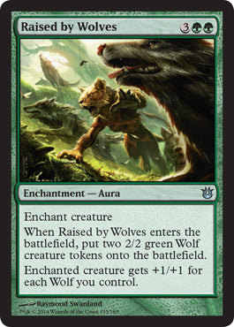 Raised by Wolves (Born of the Gods) Light Play Foil