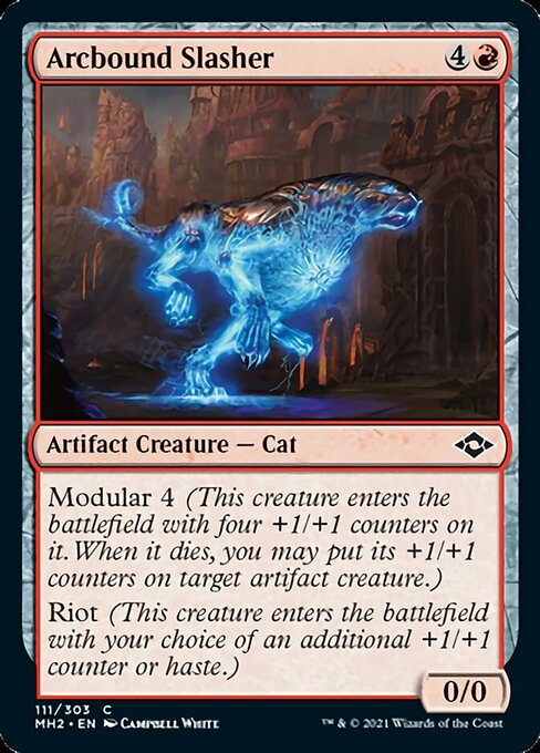 Arcbound Slasher (Modern Horizons 2) Medium Play Foil