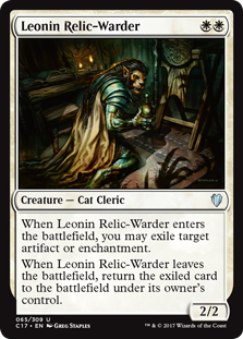 Leonin Relic-Warder (Commander 2017) Medium Play