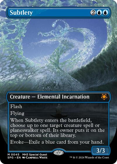 Subtlety (Borderless) (Special Guests) Near Mint