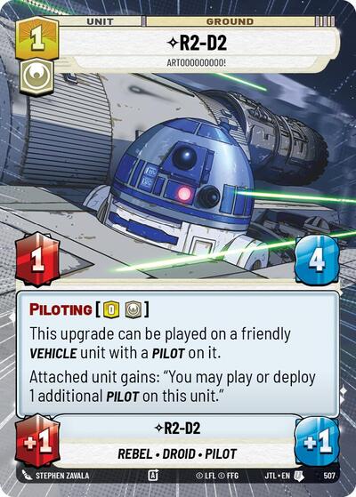 R2-D2 Artooooooooo! (Hyperspace) (Jump to Lightspeed) Near Mint
