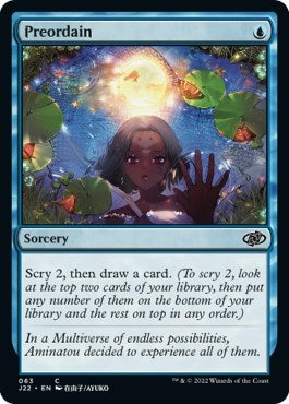 Preordain (Jumpstart 2022) Light Play