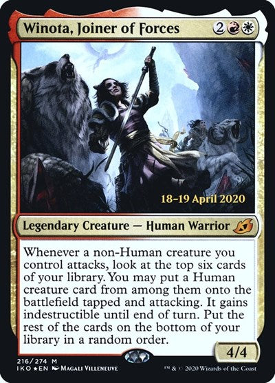 Winota, Joiner of Forces (Promos: Prerelease Cards) Near Mint Foil