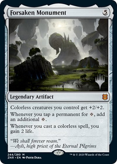 Forsaken Monument (Promo Pack: Zendikar Rising) Medium Play