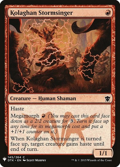 Kolaghan Stormsinger|0|0|0.00