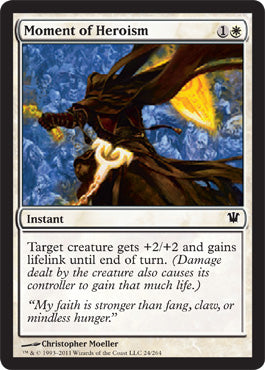 Moment of Heroism (Innistrad) Light Play Foil
