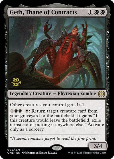 Geth, Thane of Contracts (Promos: Prerelease Cards) Near Mint Foil