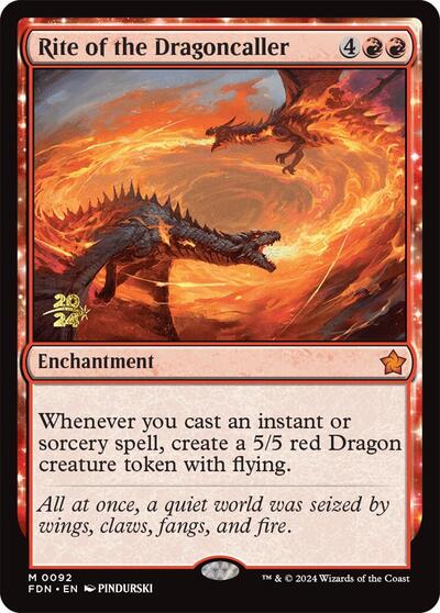 Rite of the Dragoncaller (Promos: Prerelease Cards) Near Mint Foil