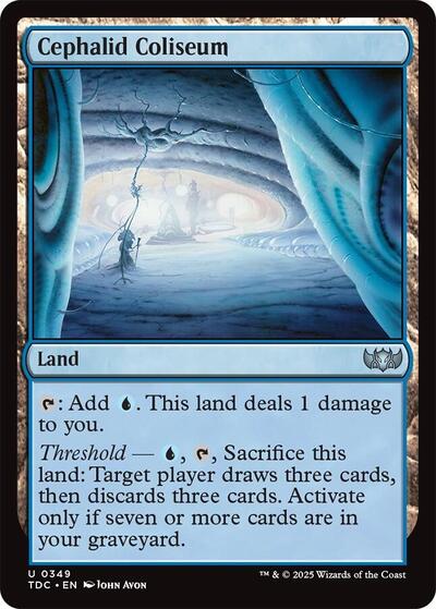 Cephalid Coliseum (Commander: Tarkir: Dragonstorm) Light Play