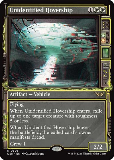 Unidentified Hovership (Showcase) (Duskmourn: House of Horror) Light Play