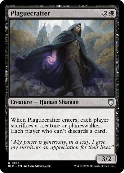 Plaguecrafter (Commander: Bloomburrow) Light Play