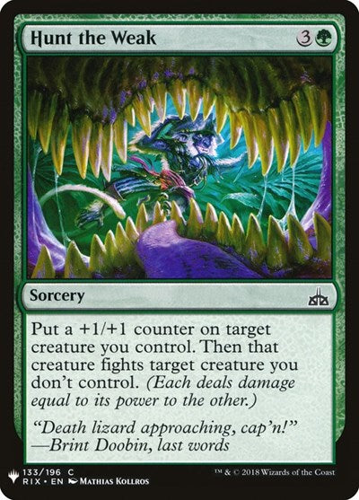Hunt the Weak (Mystery Booster) Near Mint