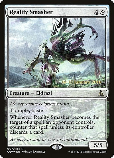 Reality Smasher (Promos: Prerelease Cards) Medium Play Foil