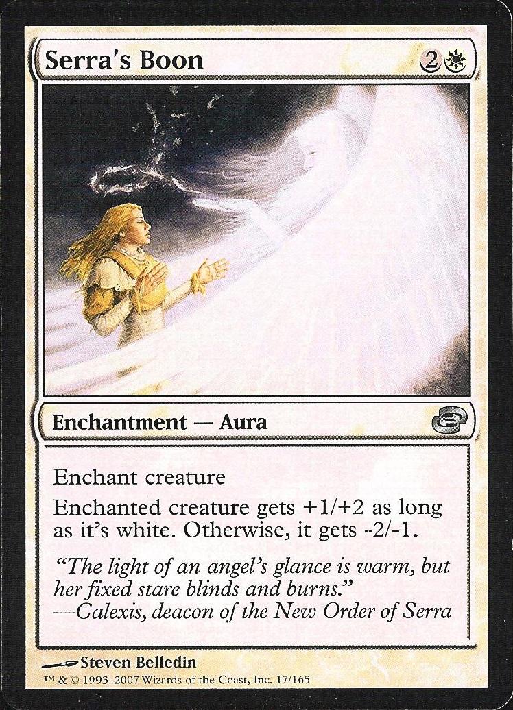 Serra's Boon (Planar Chaos) Light Play
